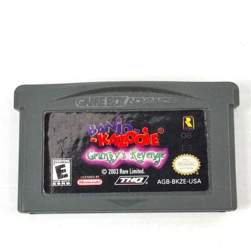 Banjo Kazooie Gruntys Revenge Nintendo Game Boy Advance GBA) Good Condition