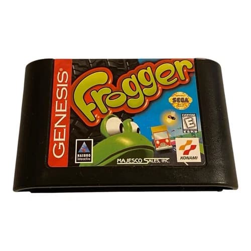 Frogger (Sega Genesis) Cartridge Only Black Cart Video Game