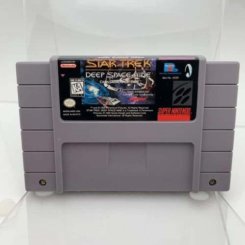 Star Trek Deep Space Nine Crossroads of Time Super Nintendo SNES Tested