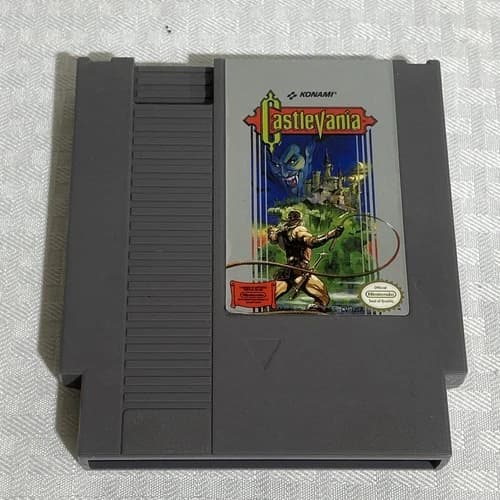 Castlevania (Nintendo NES, 1987) VIDEO GAME Cartridge Only TESTED WORKS