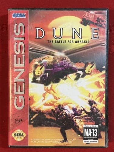 DUNE THE BATTLE FOR ARRAKIS SEGA GENESIS *CIB*