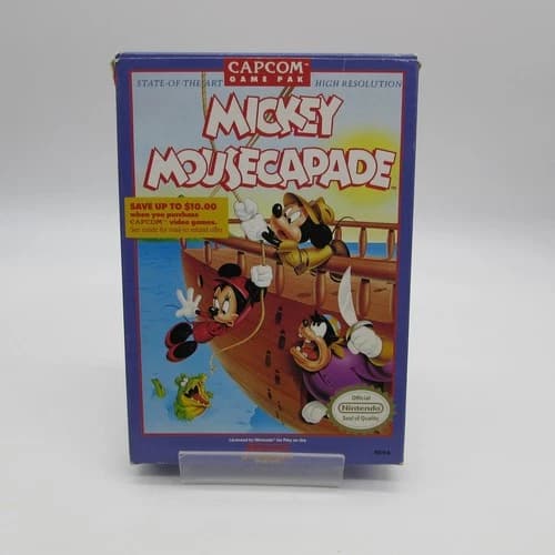 Mickey Mousecapade for NES CIB Tested & Cleaned Must @@!!