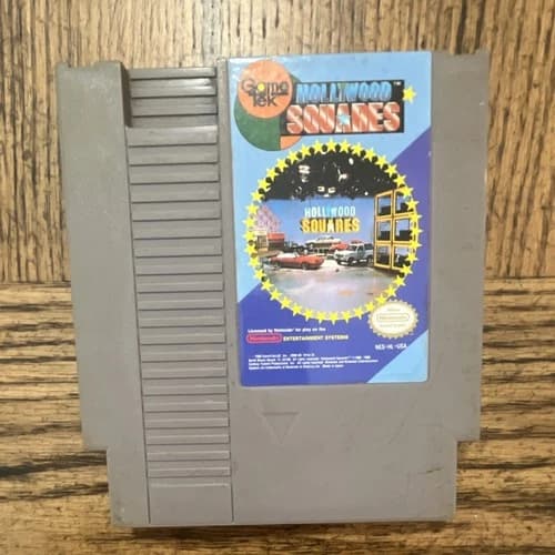 GameTek Hollywood Squares Nintendo NES Game Cartridge NTSC-U/C US/Canada
