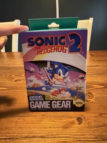 Sonic The Hedgehog 2 Sega Game Gear Complete With Box And Manual Great Condition