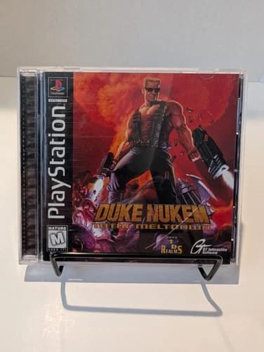 Duke Nukem: Total Meltdown (PS1 Sony PlayStation 1, 1997) Tested CIB w/ Reg Card