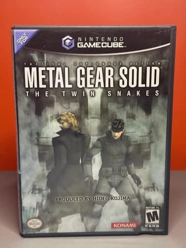 Metal Gear Solid: The Twin Snakes (Nintendo GameCube, 2004) CIB w/Manual Tested