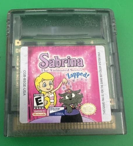 Sabrina The Animated Series: Zapped! (Nintendo Gameboy Color) *Cartridge*