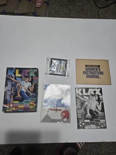 Klax (Sega Game Gear, 1991) CIB Complete in Box
