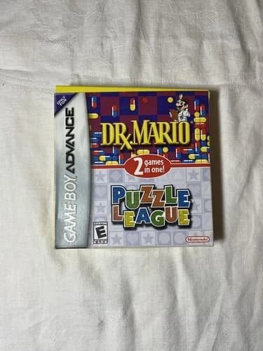 Dr Mario And Puzzle League Game Boy Advance- CIB