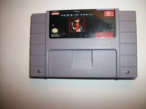 The Terminator Nintendo SNES Tested Working