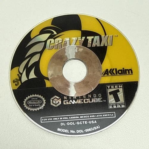 Crazy Taxi (Nintendo GameCube) Disc Only - Tested Working