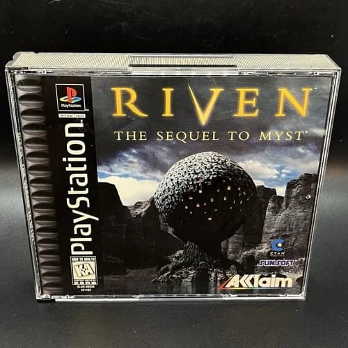 Riven: The Sequel to Myst (Sony PlayStation 1 PS1 1997) CIB Registration
