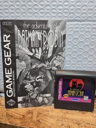 Sega Game Gear the Adventures of Batman and Robin 1994 Edition