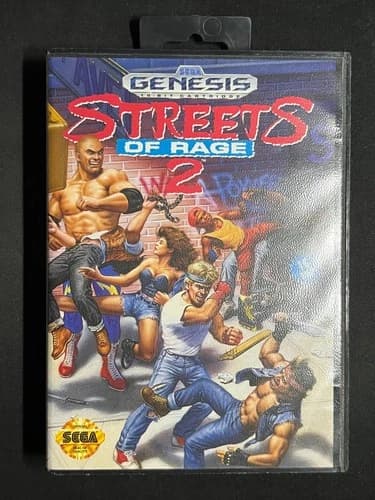 Streets of Rage 2 Sega Genesis - Complete Cib