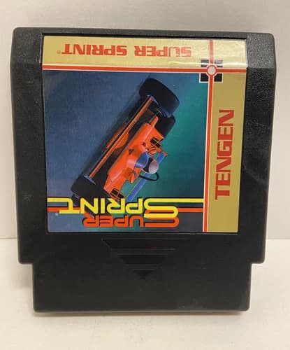 Super Sprint - Authentic Nintendo NES Game - Tested & Works