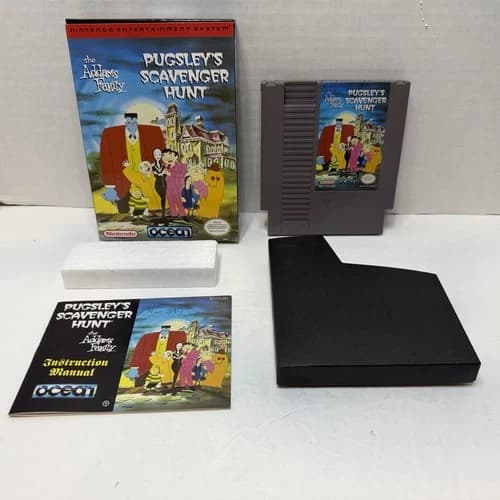 Addams Family: Pugsley's Scavenger Hunt Nintendo Entertainment System, 1993 CIB