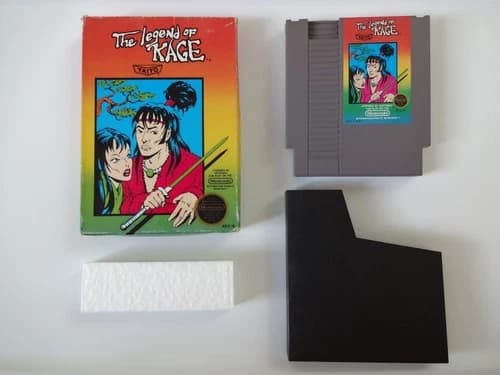 The Legend of Kage Complete in Box Nintendo NES CIB