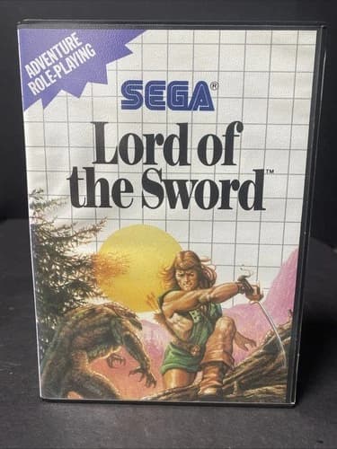 Lord of the Sword Sega Master System Complete CIB