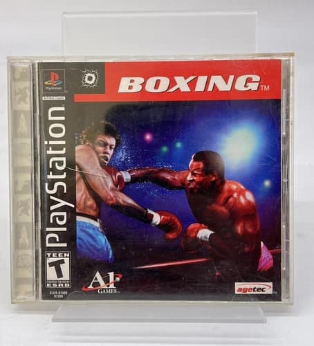 Boxing PlayStation 1 Video Game • PS1 Black Label