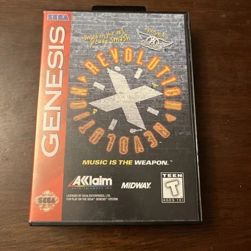 Revolution X (Sega Genesis) Complete - Tested - Authentic