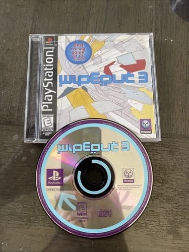 Wipeout 3 - Sony PlayStation 1 PS1 CIB Complete with Manual