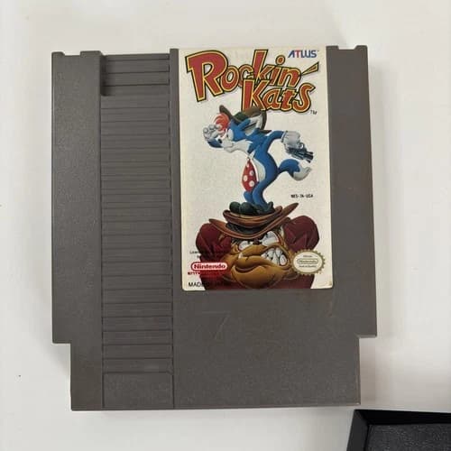 Rockin' Kats (Nintendo NES, 1991) Authentic Cartridge Only Tested