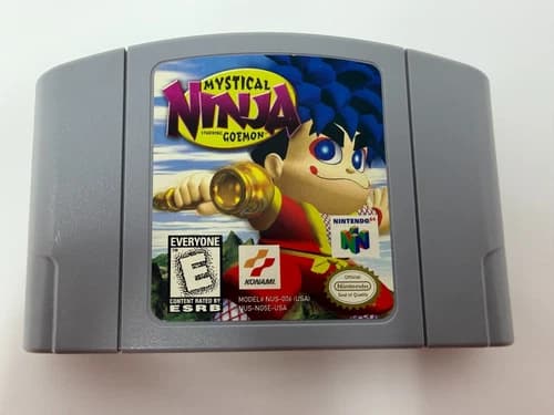 Mystical Ninja Starring Goemon (Nintendo 64, 1998) N64 - Authentic & Tested