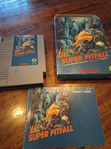Super Pitfall Cib Nes Nintendo