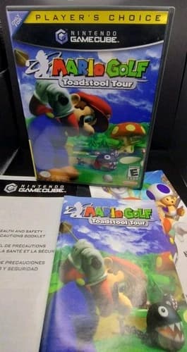 Mario Golf: Toadstool Tour Player's Choice (Nintendo GameCube, 2004) CIB