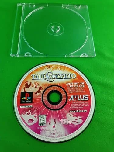 Tail Concerto (Sony PlayStation 1, 1999) Disc Only, Tested And Works, Authentic