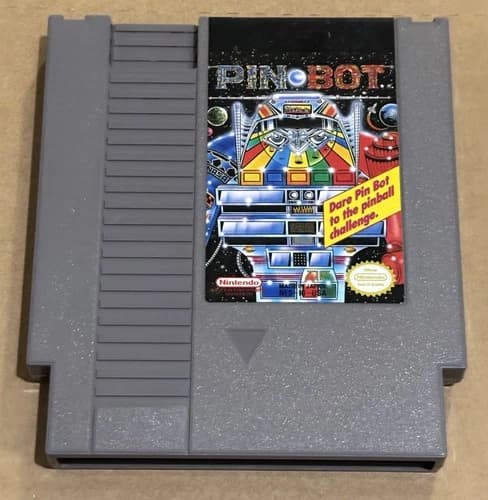 Nintendo NES Pin*bot (Cleaned, Tested & Working)