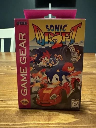 Sonic Drift 2 Sega Game Gear Complete With Case And Manual Great Condition