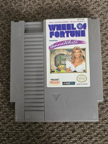 Wheel of Fortune: Featuring Vanna White -- NES Nintendo