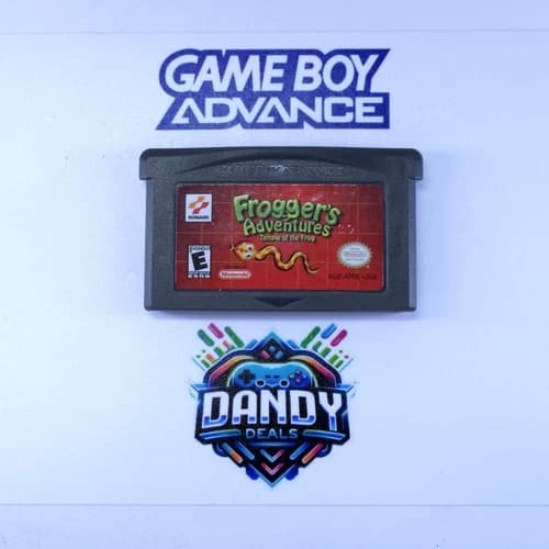Froggers Adventures Temple of Frog GBA Authentic, Tested - GameBoy Advance
