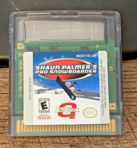 Shaun Palmers Pro Snowboarder (Nintendo Game Boy Color ) Game Cartridge Tested