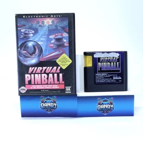Virtual Pinball Authentic, Tested - Sega Genesis