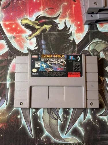 Star Trek Deep Space Nine SNES Clean cart tested working - Authentic