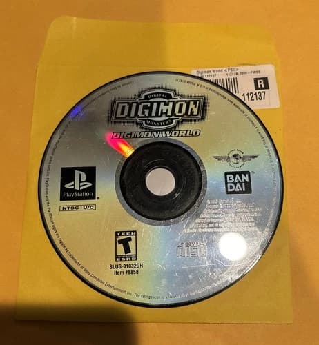 Digimon World PS1 (Playstation 1) Disc Only Tested