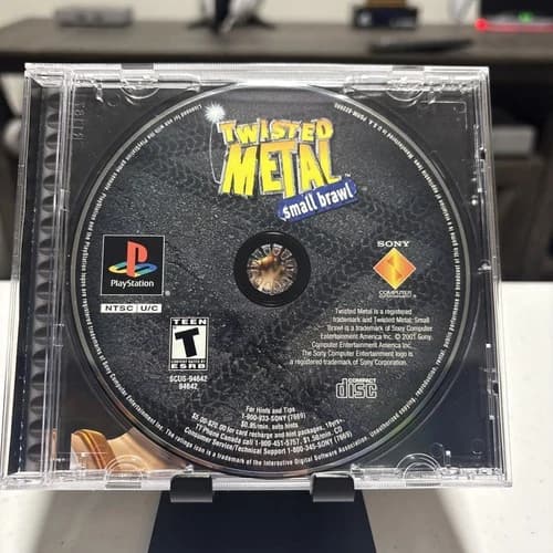 Twisted Metal: Small Brawl (Sony PlayStation 1, 2001) PS1 Disc Only