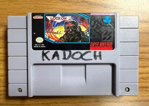 Lock On (Super Nintendo Entertainment System, 1993) SNES Tested