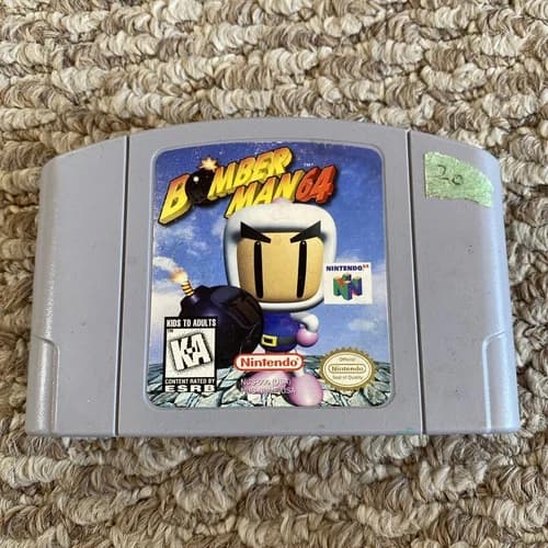 Bomberman Hero (Nintendo 64, 1998) N64 Authentic Tested