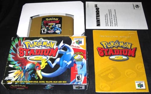 Pokemon Stadium 2 (Nintendo 64, N64, 2001) Complete in Box CIB Authentic