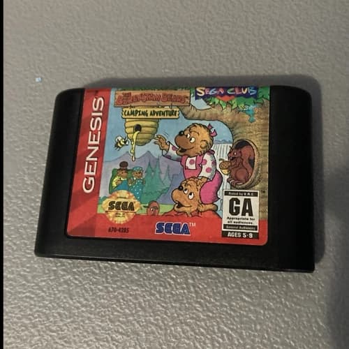 SEGA Berenstain Bears' Camping Adventure Sega Genesis Berenstain Bears Series GA