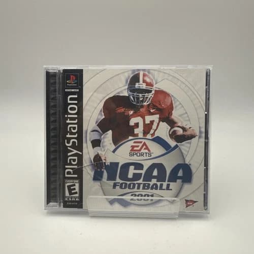 NCAA Football 2001 PS1 PlayStation 1 Complete CIB With Registration Card