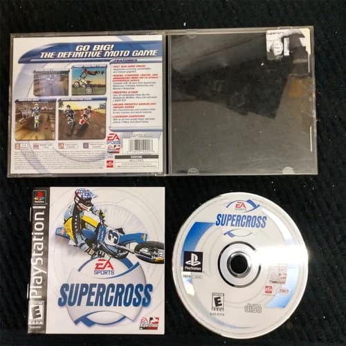 Supercross (PS1 PSX) Sony PlayStation 1 (CIB) complete