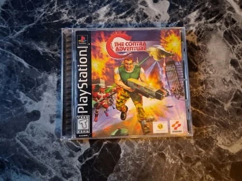 The Contra Adventure Playstation PS1 Complete CIB Tested