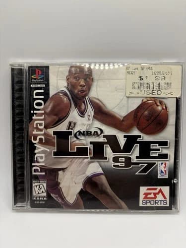 NBA Live 97 (Sony PlayStation 1, PS1) Complete CIB Tested & Working