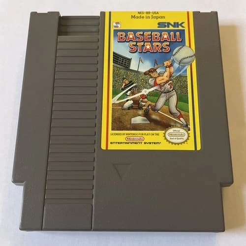 Baseball Stars (Nintendo Entertainment System NES, 1989) Tested & Working
