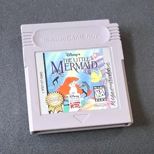 Disney The Little Mermaid Nintendo Game Boy NTSC-U/C 1992 Action Players Choice