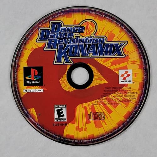 Dance Dance Revolution Konamix - Loose Sony PS1 Playstation 1 Disc